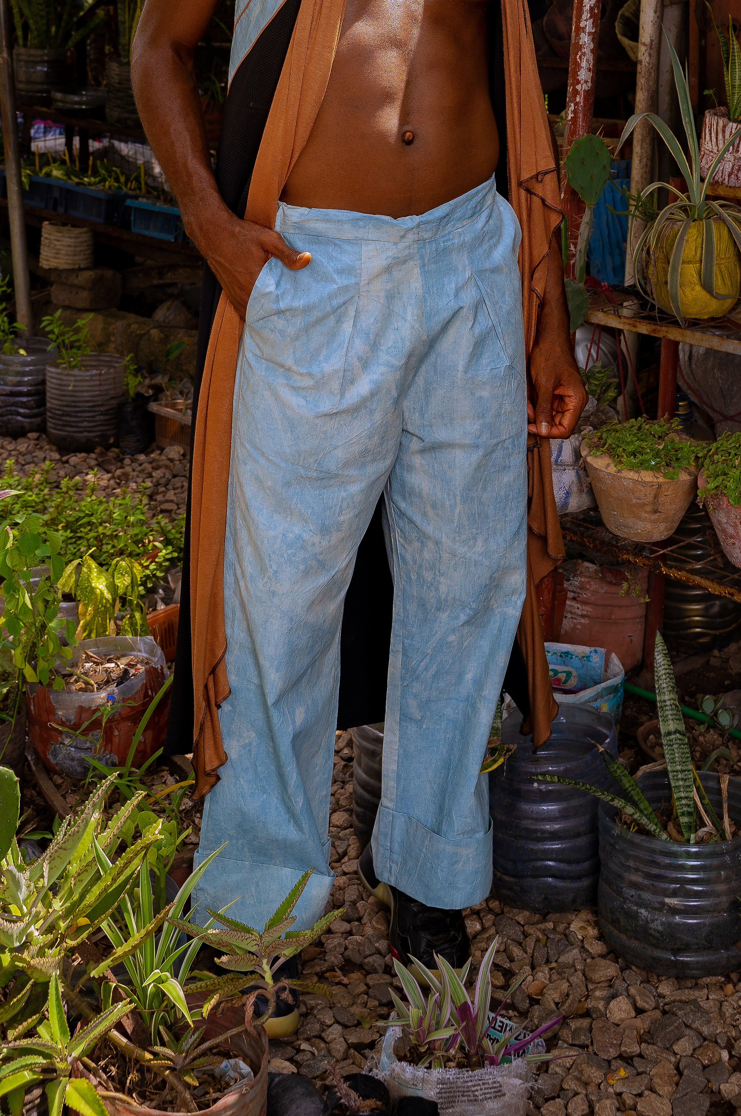 MAYA > Dahomey Indigo Pants