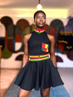 Set: AFR.UTD Crop-top & Flare Skirt