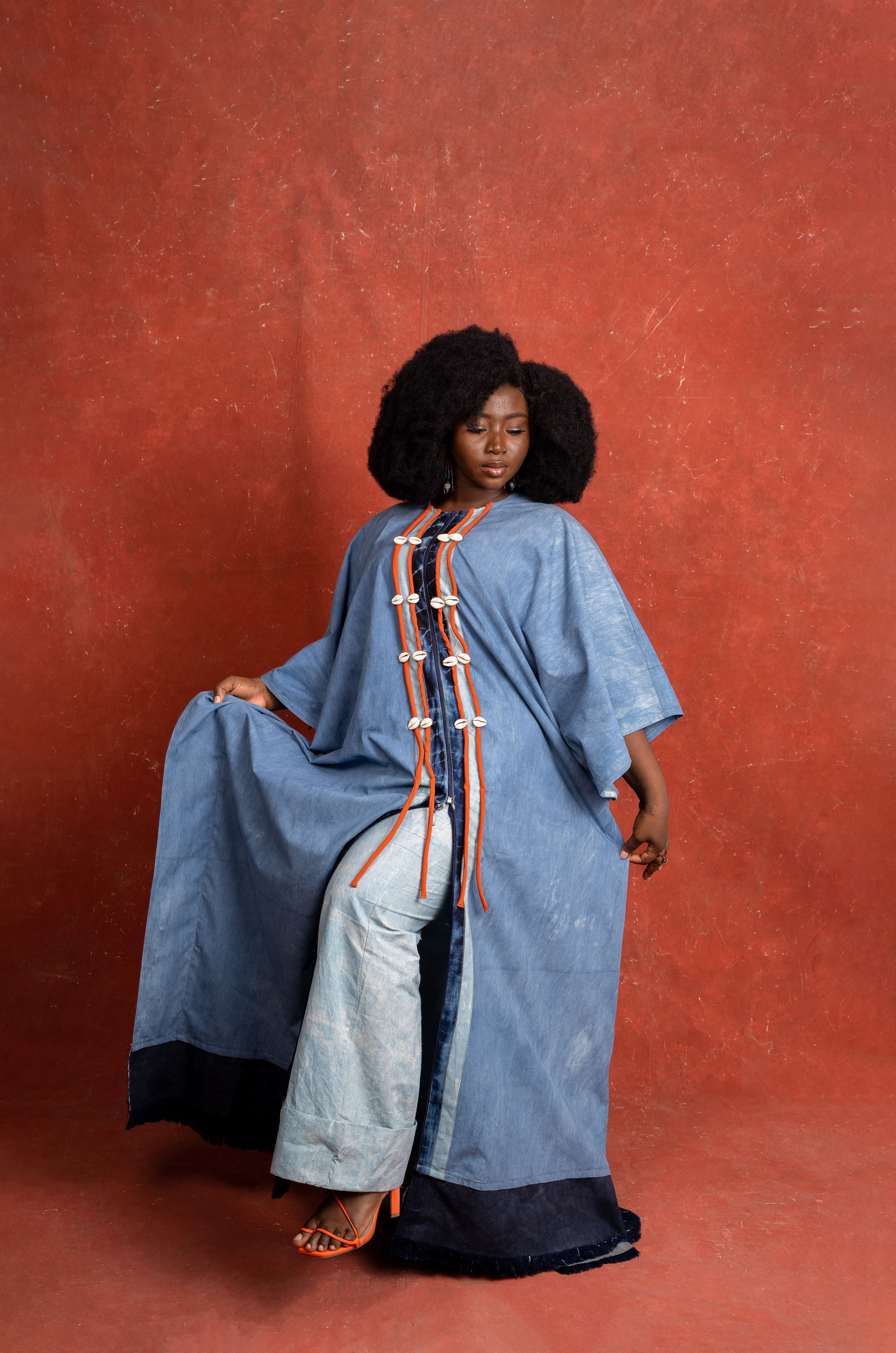 MAYA > Dahomey Indigo Pants