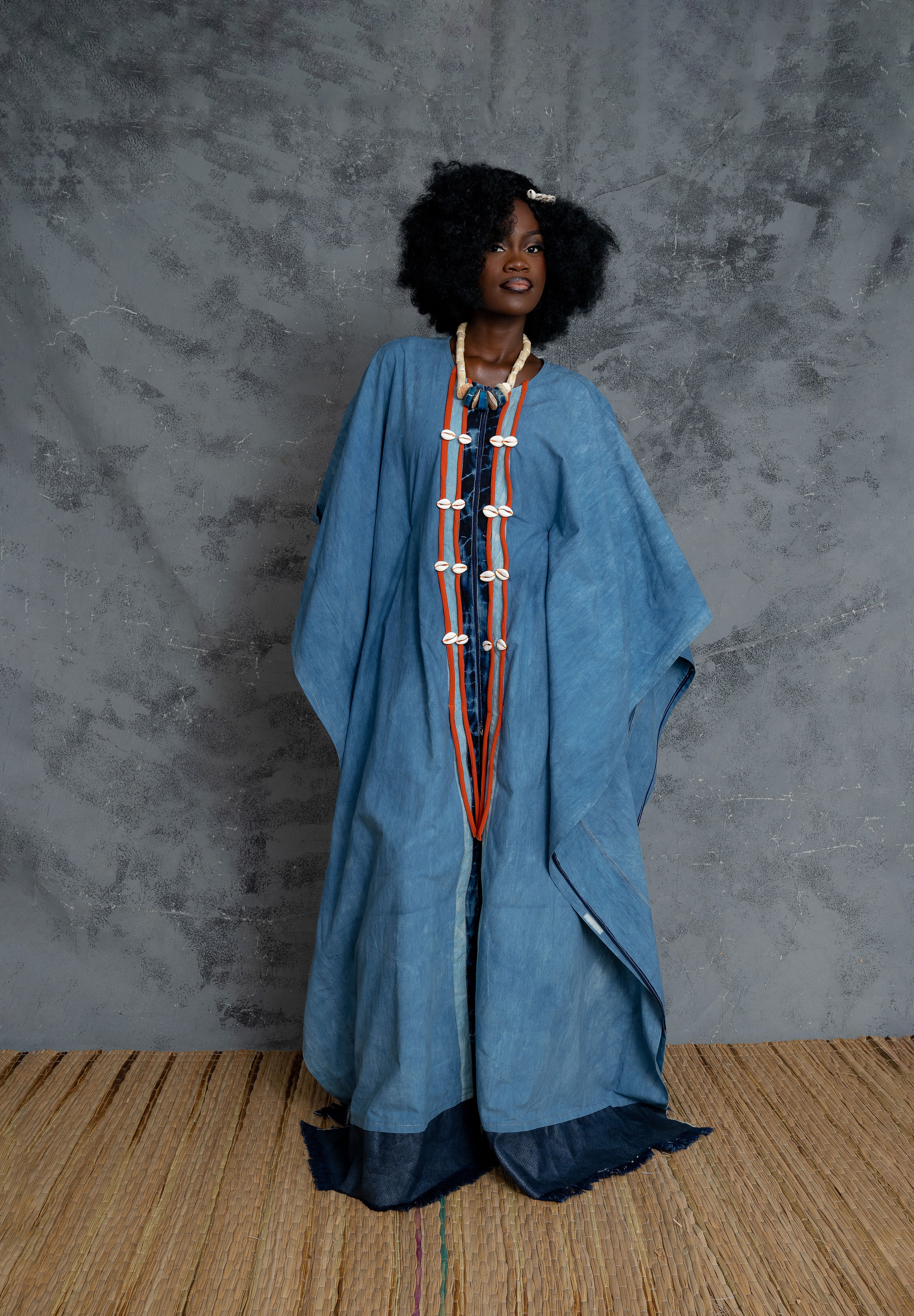 MAYA > Njeri Long Cape Top