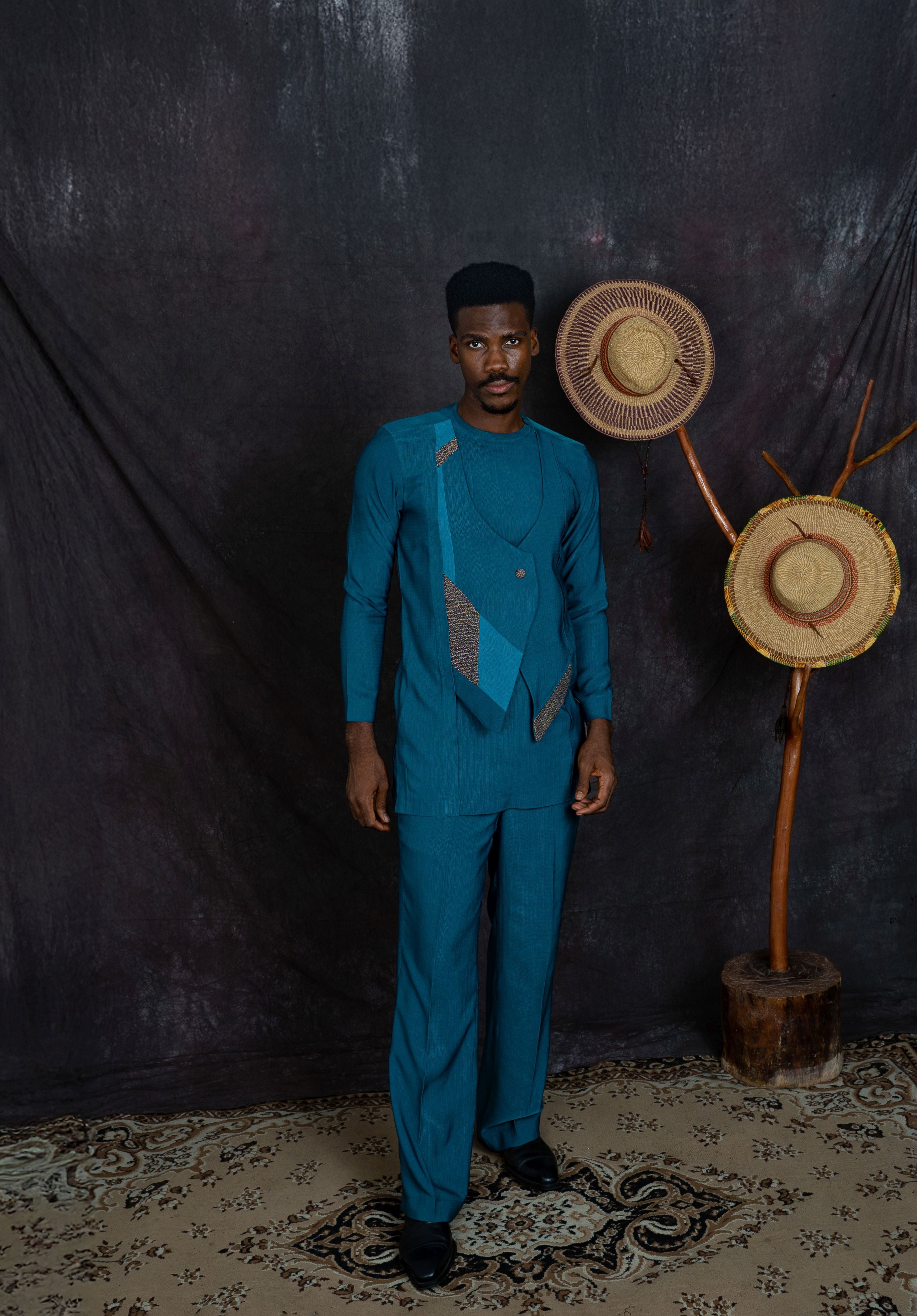 MAYA > Vusi Kaftan Shirt (Jacket)