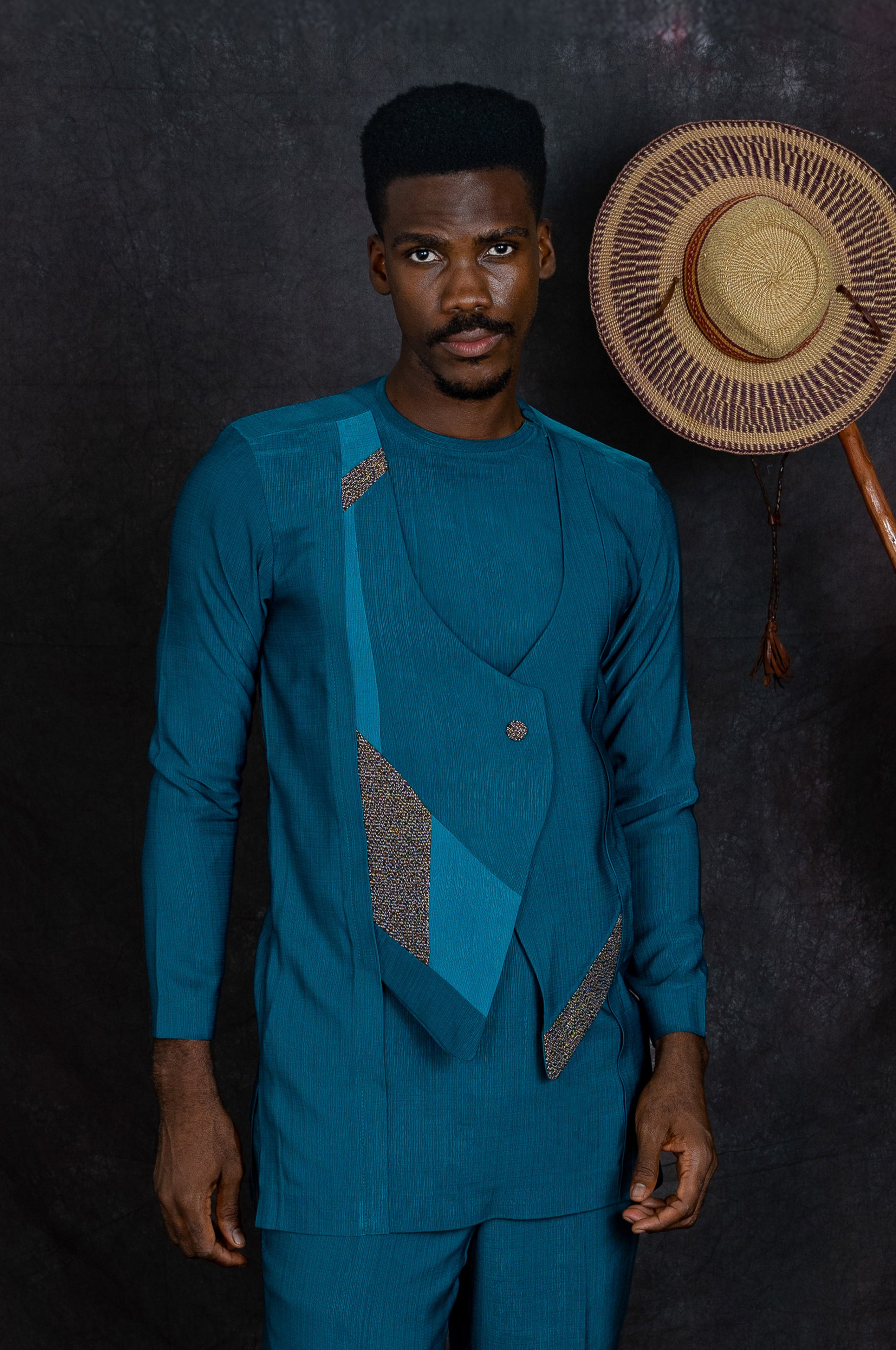 MAYA > Vusi Kaftan Shirt (Jacket)